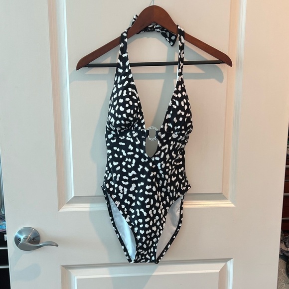 MICHAEL Michael Kors Black and White Swimsuit - Picture 1 of 16